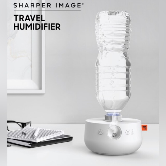 NEW Sharper Image Portable Mini Travel Humidifier Cool Mist~UV light~USB NIB - Picture 4 of 5